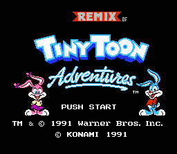 Remix of Tiny Toon Adventures Title Screen